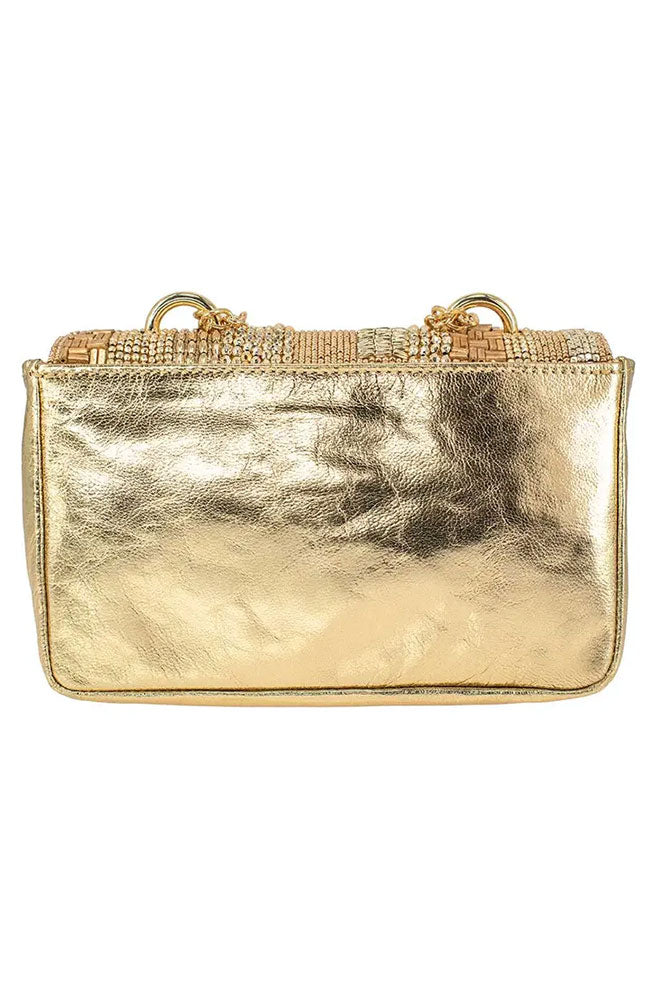 Golden Idol Crossbody Handbag