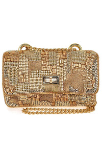 Golden Idol Crossbody Handbag