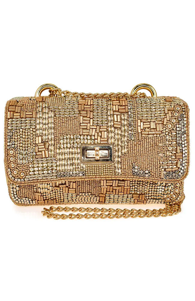 Golden Idol Crossbody Handbag