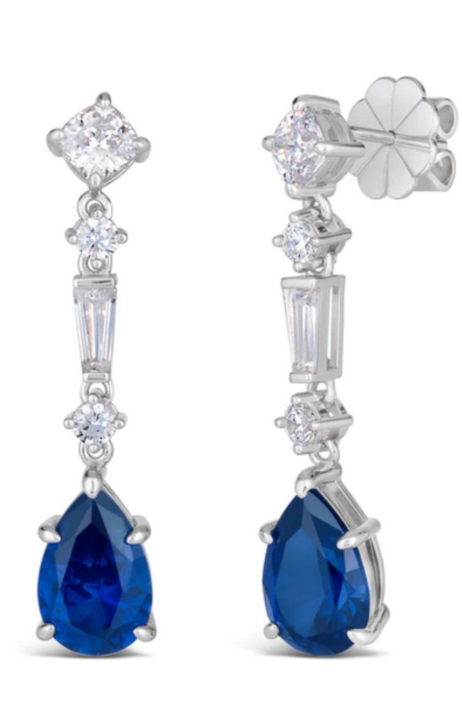 Elizabeth 57 Sapphire Blue Earring