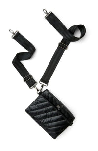 Diagonal Bum Bag 2.0 in Pearl Black