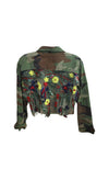 Yellow Crop Camo Jacket