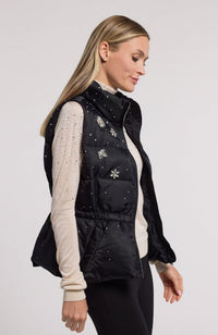 Jenia Crystal Puffer Vest