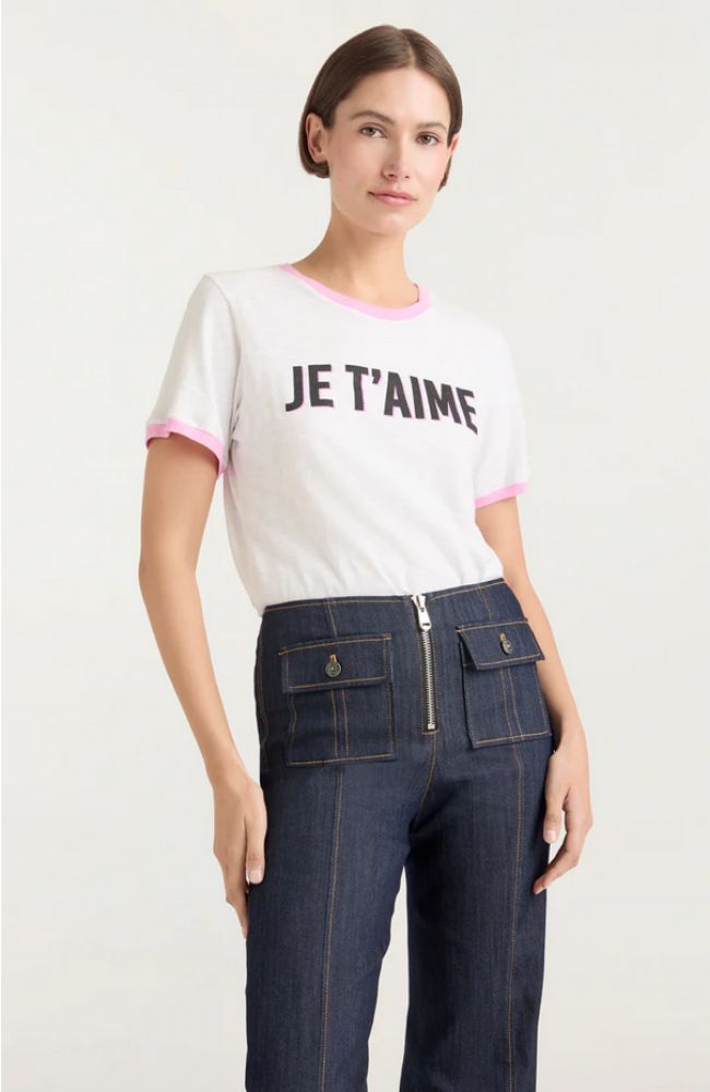 Two Tone Je T'aime Tee