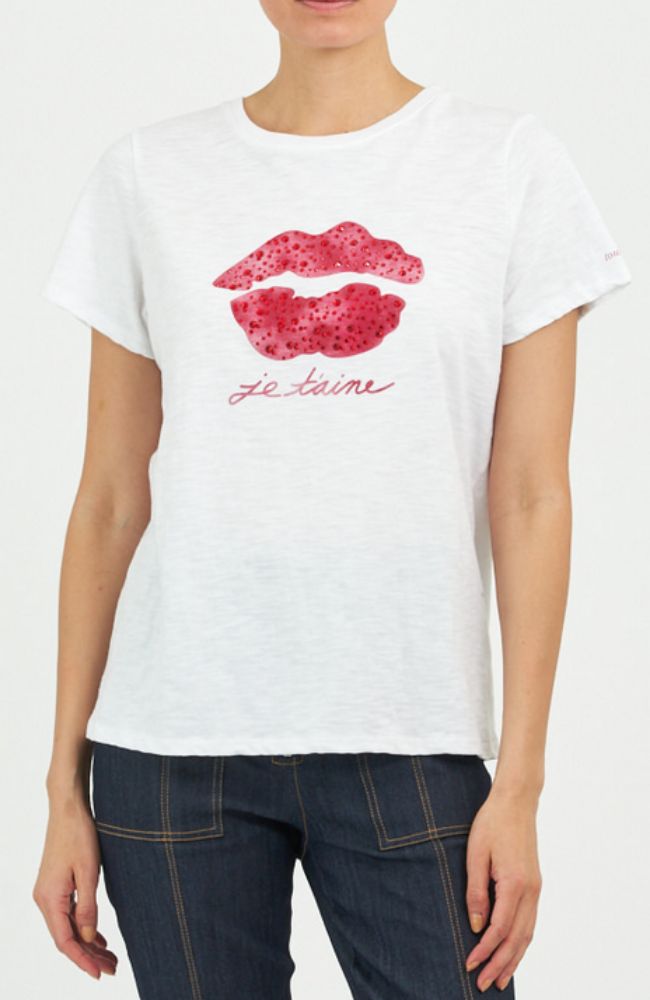 Kisses Je Taime Shrunken Tee