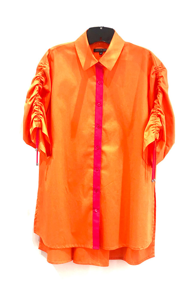 Tunic Shirt Hot PinkTrim