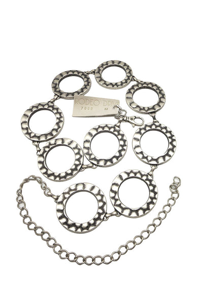 Silver Circles Chain Belt – shoprodeodrive