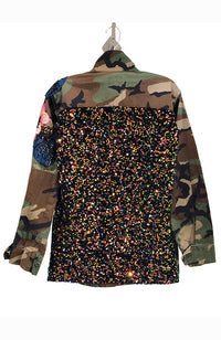 0042 Moody Sequin Gr Camo FL