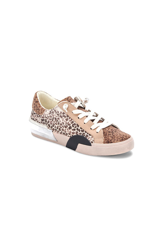 Zina Sneaker in Leopard Dusted Suede